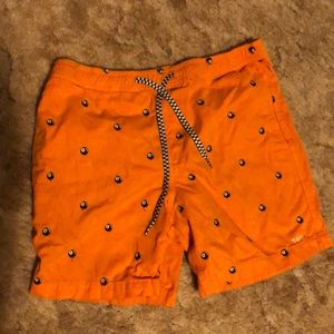 Pac sun orange 8ball shorts/swim shorts